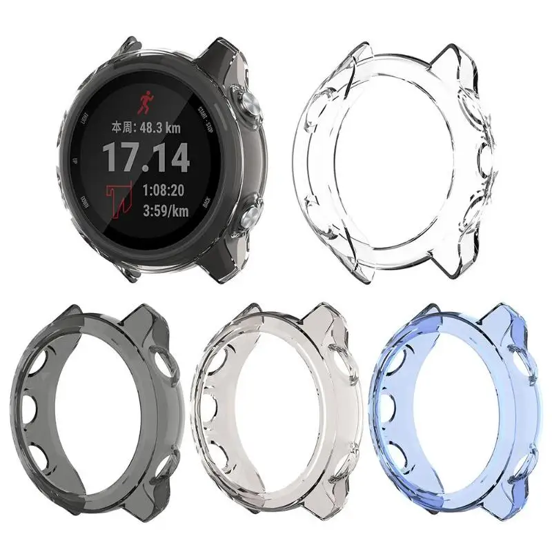 Сменные мягкие защитные чехлы из ТПУ для Garmin Forerunner 245 M/245 Предотвращают появление