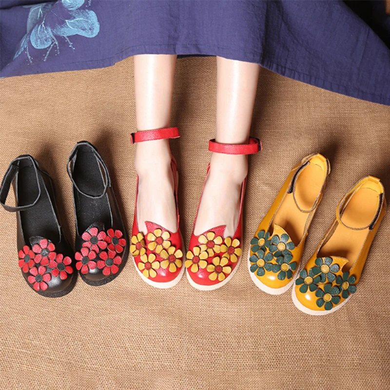 RUSHIMAN/Балетки сезон весна-лето женские черные туфли из натуральной кожи