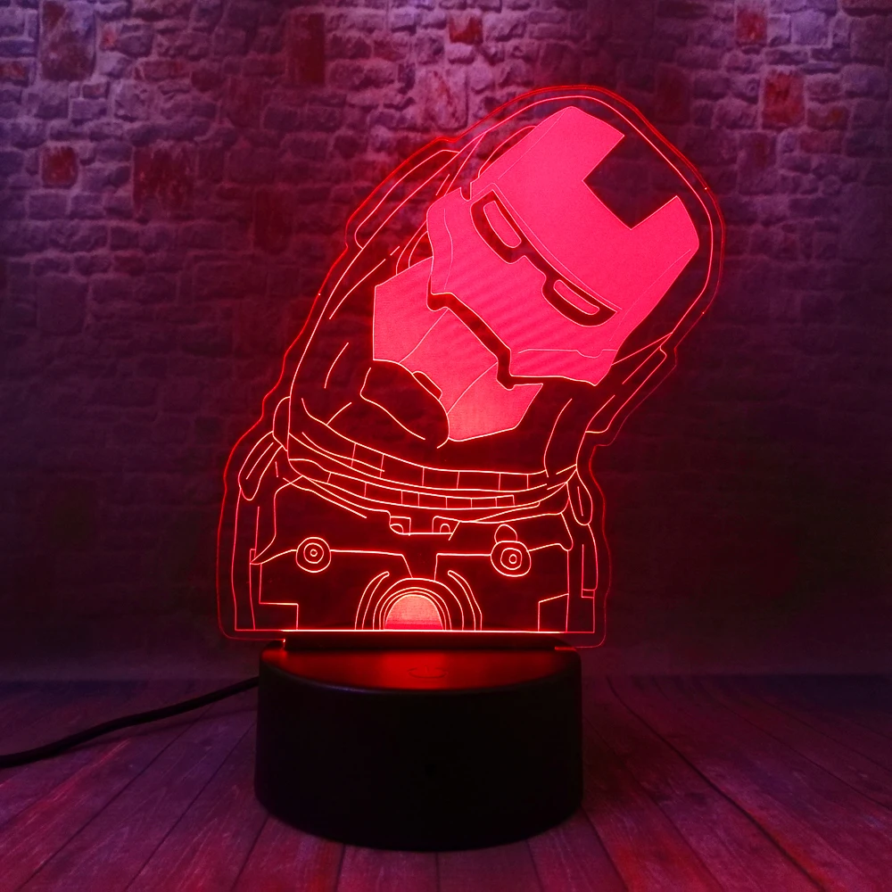 Amroe 3D мультфильм милые легенды Marvel Q Железный человек прекрасная фигура герой 7