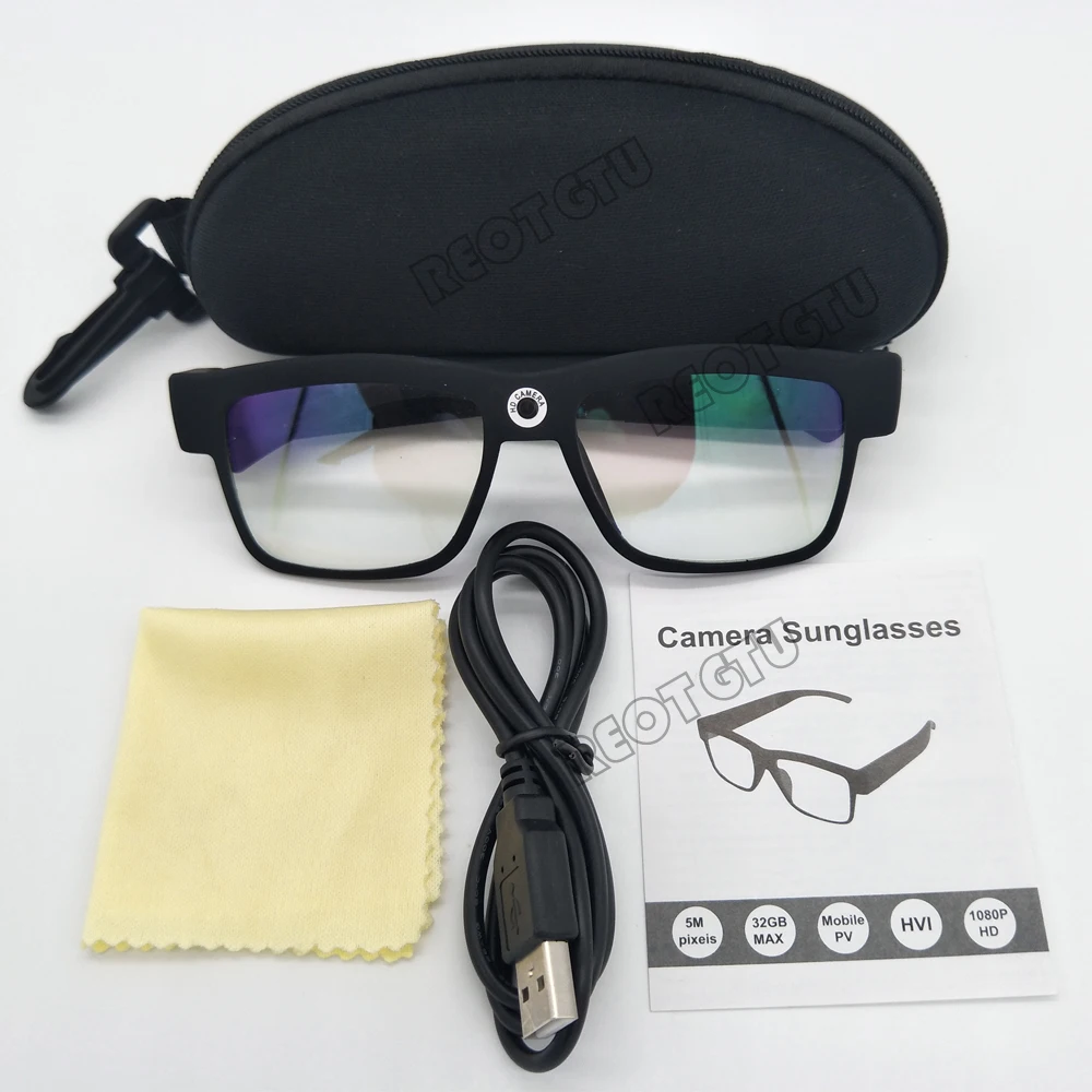2021 Новейшая видеокамера HD 1080P для активного отдыха в спортивных очках с поддержкой замены линз для мужчин и женщин универсальных смарт-очков.