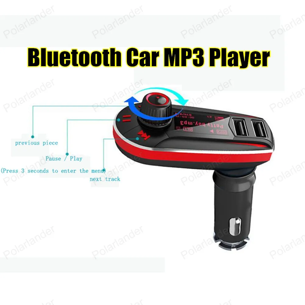 Автомобильный Bluetooth комплект с FM передатчиком и mp3 плеером 3 5 мм аудио AUX слоты для