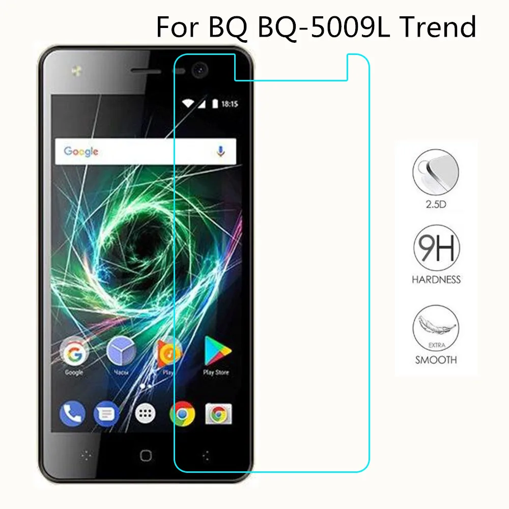Протектор экрана телефона для BQ BQ-5009L Trend 5009L телефон Закаленное стекло Защитная пленка для смартфонов Защитная крышка экрана