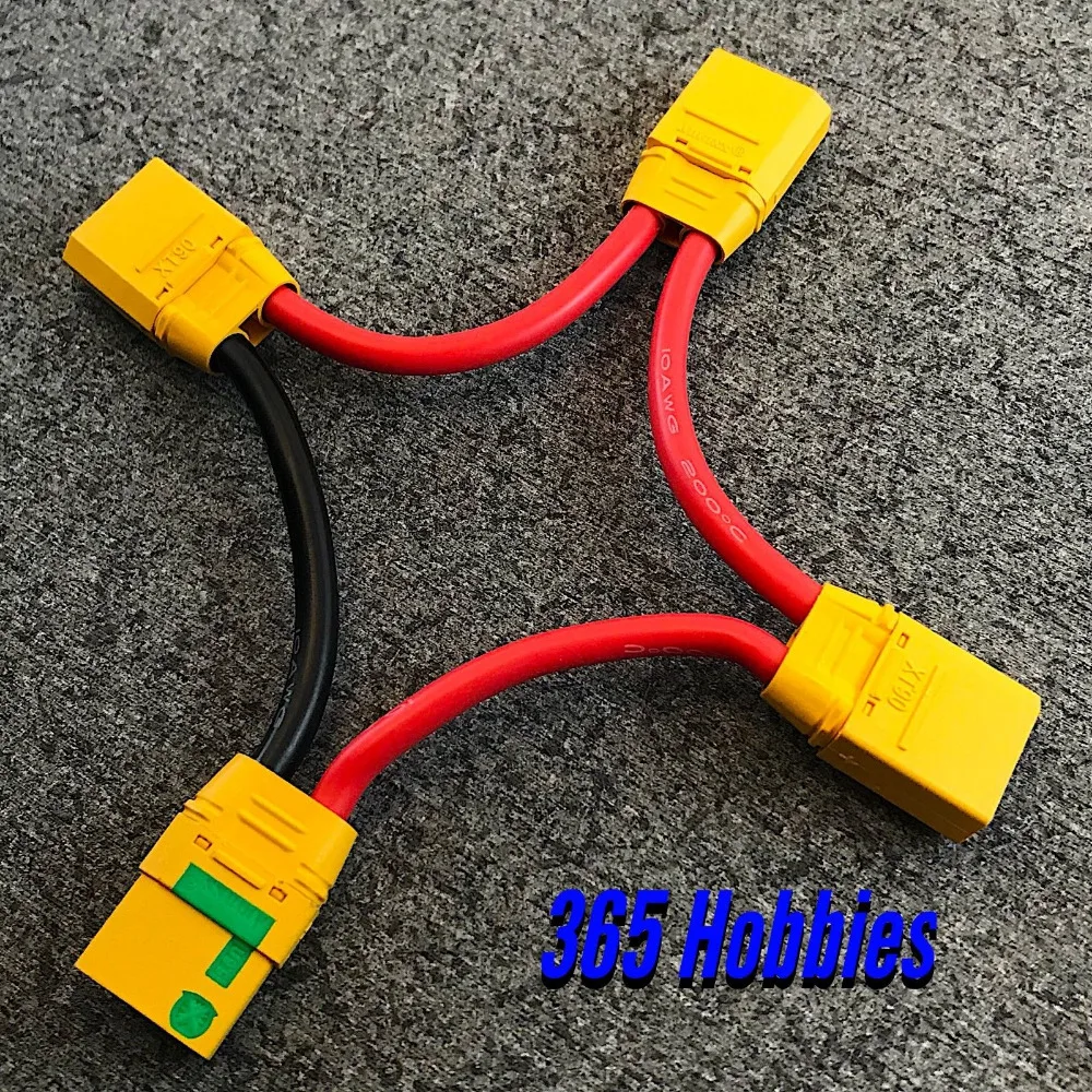 XT90 1F3M Серия 3 в 1 Соединительный кабель жгут проводов DJI Phantom Battery 10awg | Обустройство