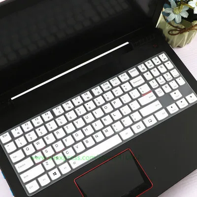 White Силиконовая клавиатура защитная оболочка покрытие для lenovo Легион R720 R730 Y520 Y720 Y7000 Y7000P Y540 Y9000K 15,6 ''/Y730 Y740 17,3'' - Цвет: White