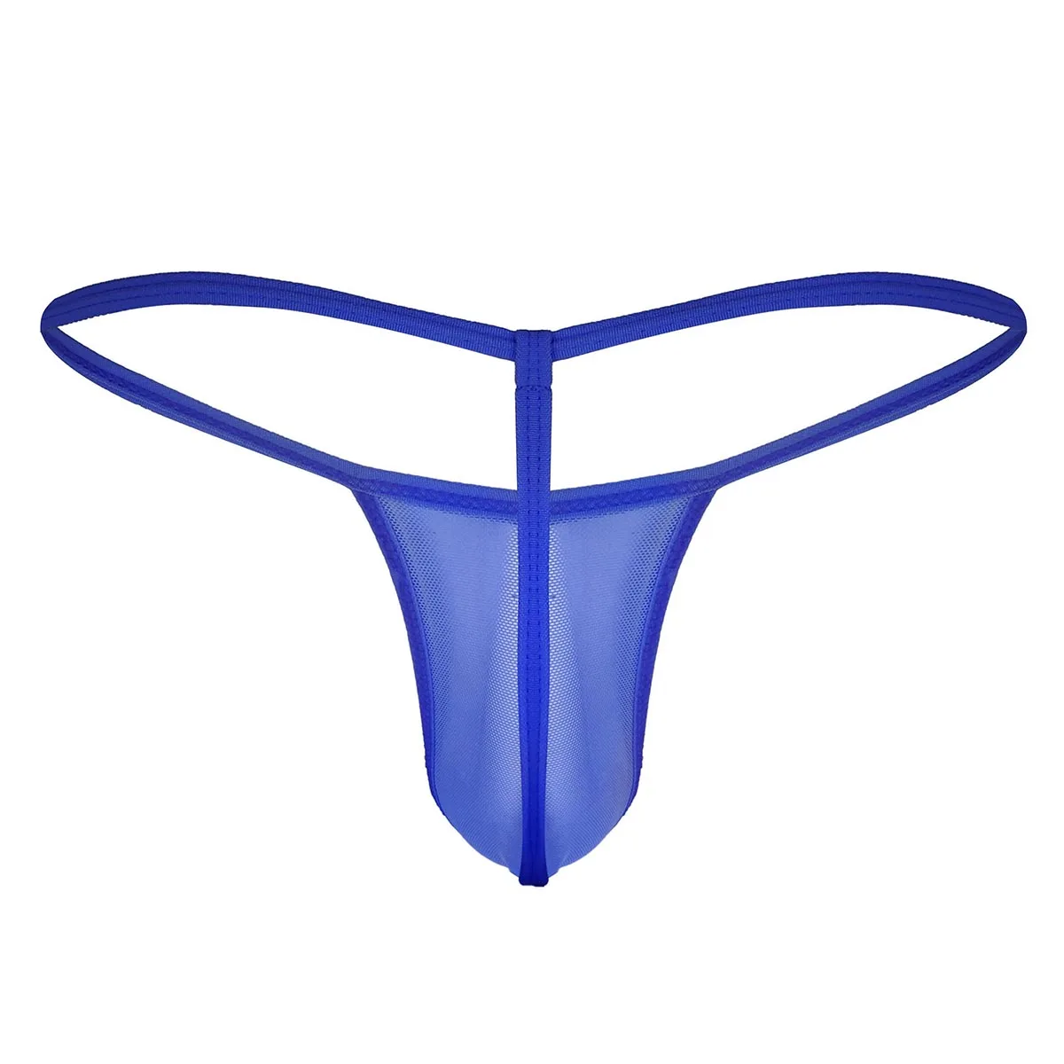 Сексуальное мужское нижнее белье TiaoBug прозрачные сетчатые трусы с мешочком