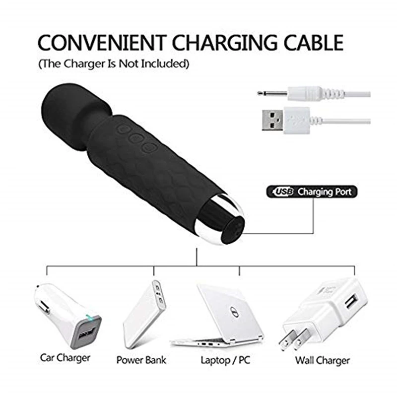 Ataullah мощный оральный клитор Вибраторы для женщин USB зарядка вибратор AV в виде