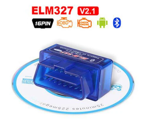 Latest Version Mini ELM327 Auto Scanner ELM 327 Bluetooth OBD2 for Android Torque OBDII Car V2.1 Vehicle Scan Diagnostic Tool | Автомобили