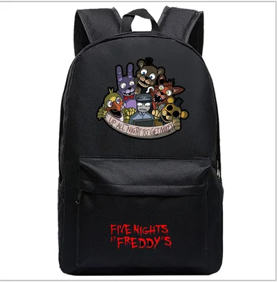 027 Детские рюкзаки Five Nights At Freddy's, Наплечная Сумка Freddy, детская дорожная сумка, школьная сумка для подростков - Цвет: 027