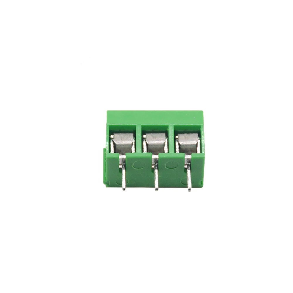 3P Green 5/10 шт./партия KF301-5.0-2P KF301-3P KF301-4P шаг 5,0 мм прямой контакт Американская классификация проводов 2р 3P 4P винт клеммный блок печатных плат разъем - Цвет: 3P Green