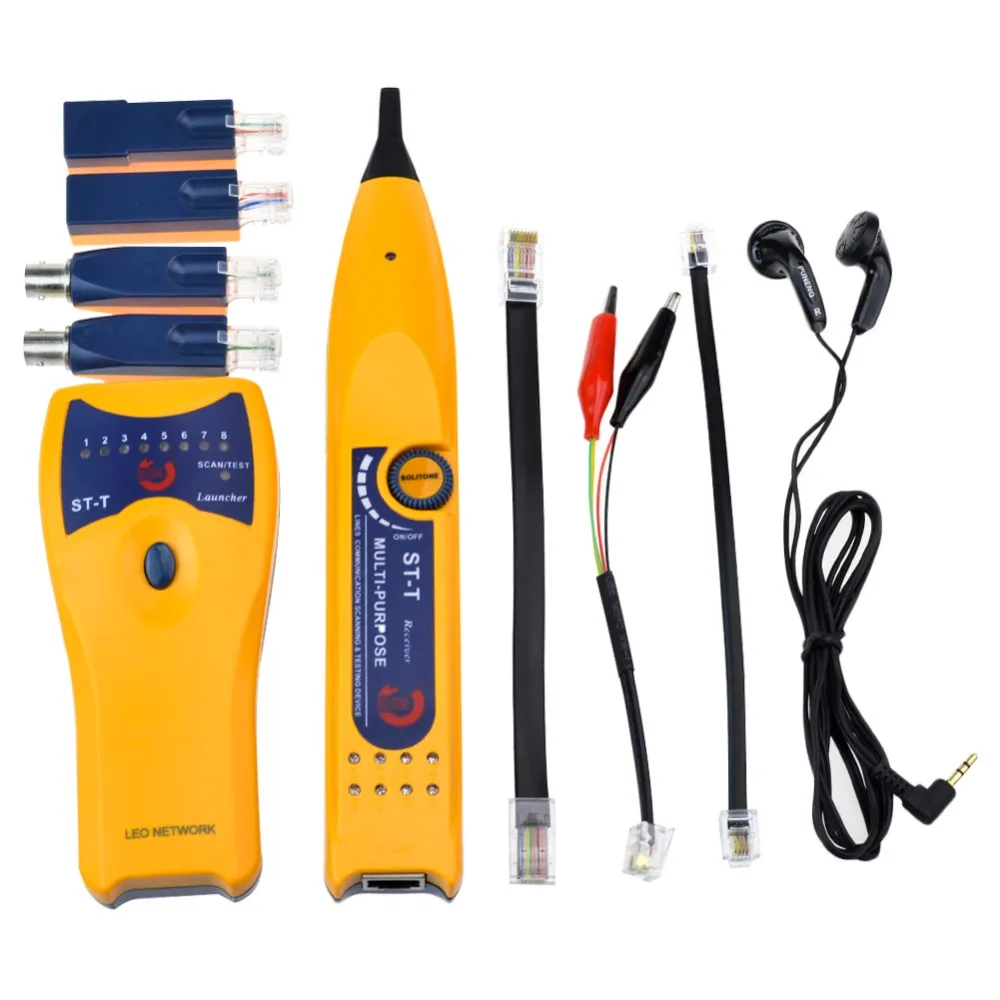Тестер сетевого кабеля LAN RJ11 RJ45 тестер телефонных кабелей Ethernet трекер тонер