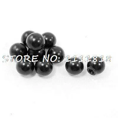 

10 Pcs Machine Control Handle Black Threaded Knob Ball 30mm Dia 8mm Thread