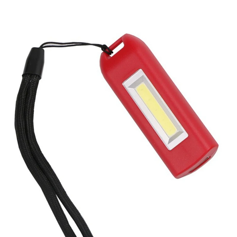 Портативный светодиодный USB Перезаряжаемый фонарик мини брелок Multi Функция удара