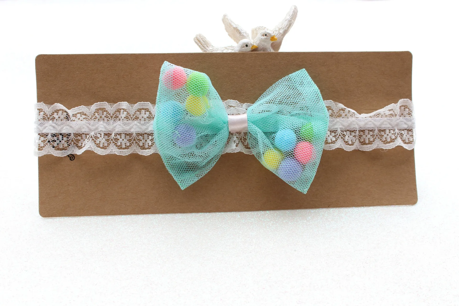 1 Piece MAYA STEPAN Headwrap Bowknot Baby Headwear Girls Hair Bow Hairband Head Band Infant Newborn Bows Toddlers Lace Headbands | Детская
