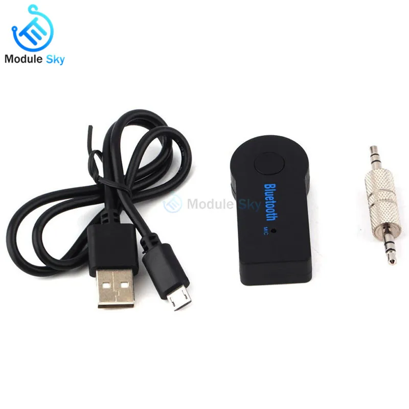 Bluetooth приемник с разъемом подачи внешнего сигнала AUX 3 5 мм стерео наушники Muisc