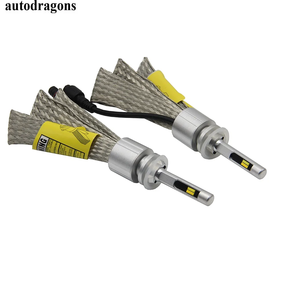 Налобный фонарь autodragons H27/880/881/H1/H3/H4/H7/H11/9005/9006 45 Вт 5500LM 6000K 3000K желтый двухцветный