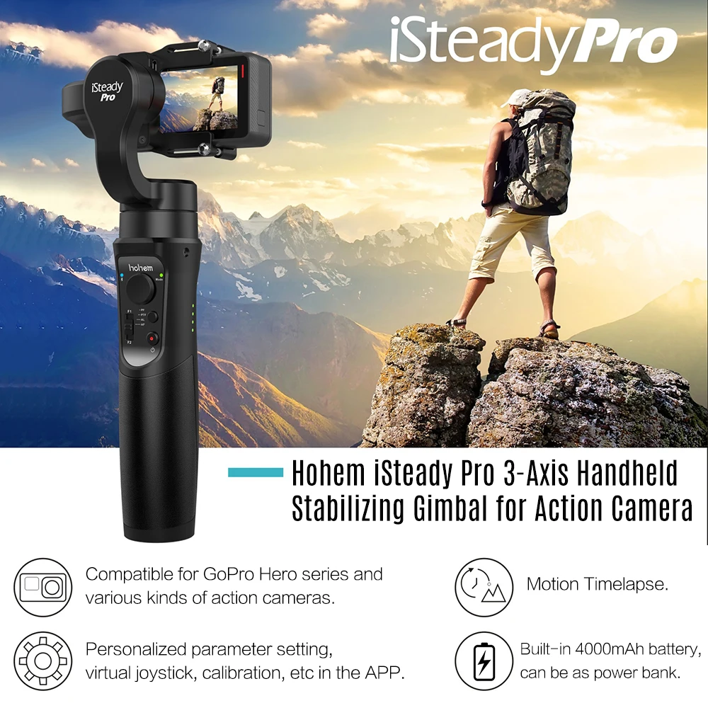 Hohem iSteady Pro ручной стабилизирующий стабилизатор 3 осевая поддержка приложение с