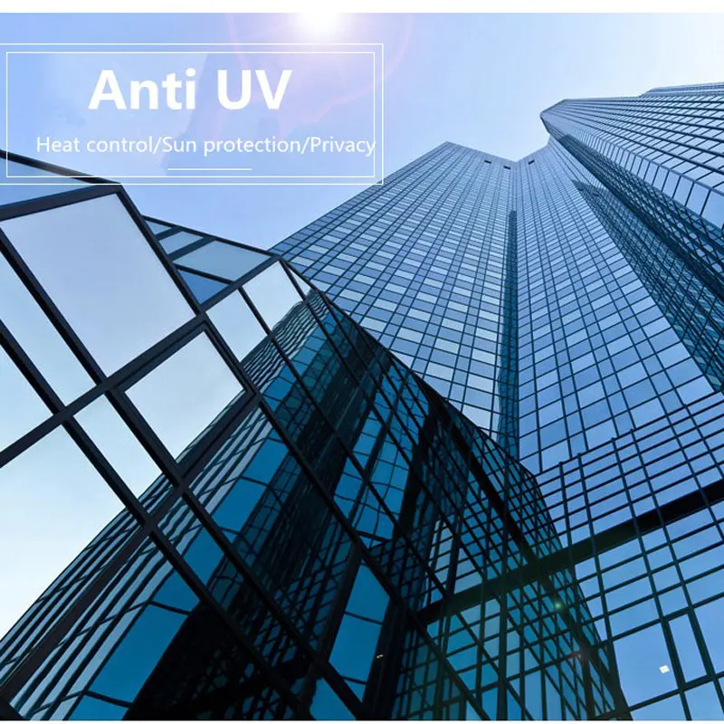 Односторонняя зеркальная оконная пленка стекло отражающее Солнечный Свет