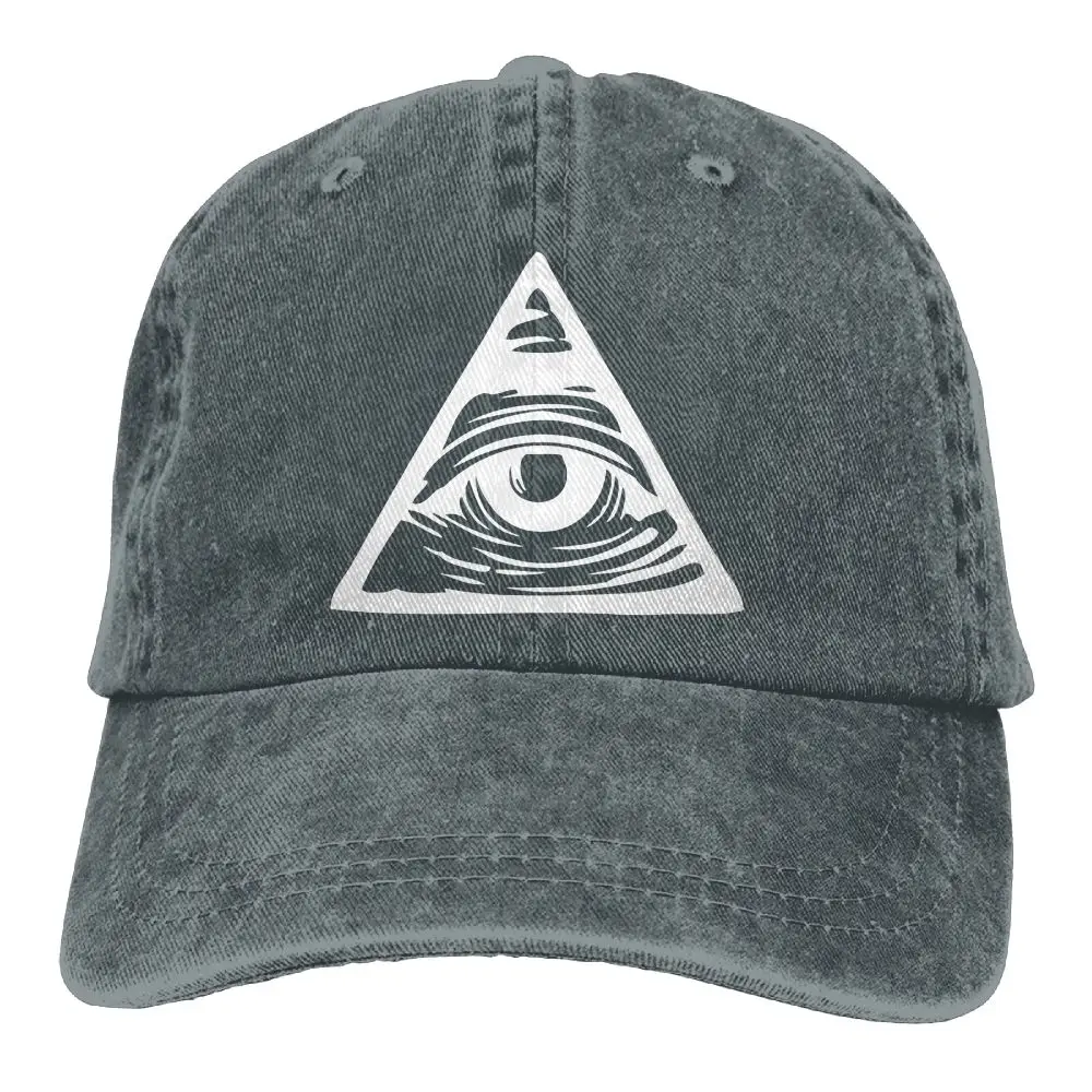SAMCUSTOM Illuminati 3D Индивидуальные вымытые джинсовые шапки осень лето Мужские Женские