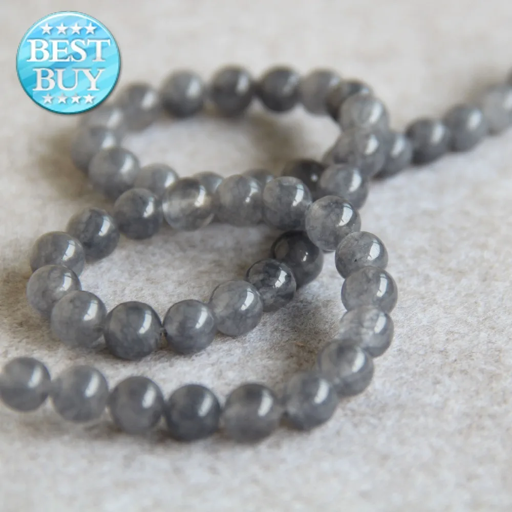 Аксессуары Запчасти рукоделие 8 мм Серый Сделай Сам круглые бусины свободные