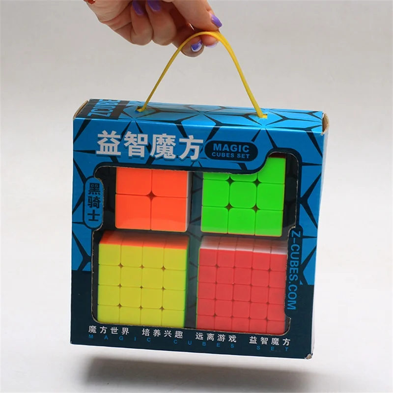 Z cube полный набор магический куб наклейка Скорость 3x3x3 4x4x4 волшебный магический волшебный куб Развивающие игрушки-головоломки для детей и взрослых