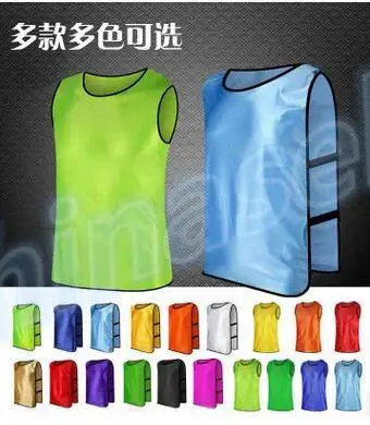 40pcs adult soccer football basketball group against scrimmage vest combat training tank top lacrosse jerseys |