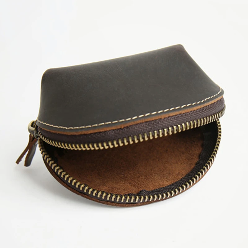 Портмоне SIMLINE из натуральной кожи для мужчин и женщин винтажный маленький мини