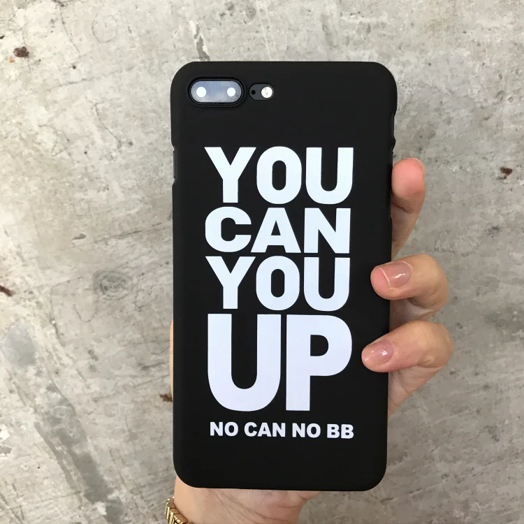 Модные Простые английские буквы чехол для iPhone X XR XS Max 6 S 7 8plus половина пакета