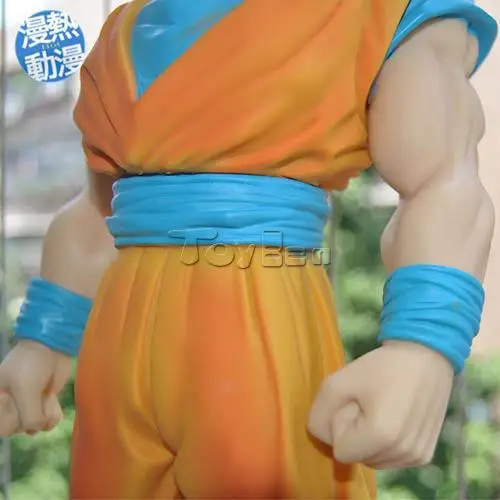 Горячая аниме ПВХ игрушечная фигурка модель Dragonball Z 36 см Супер Saiyan Сон Гоку
