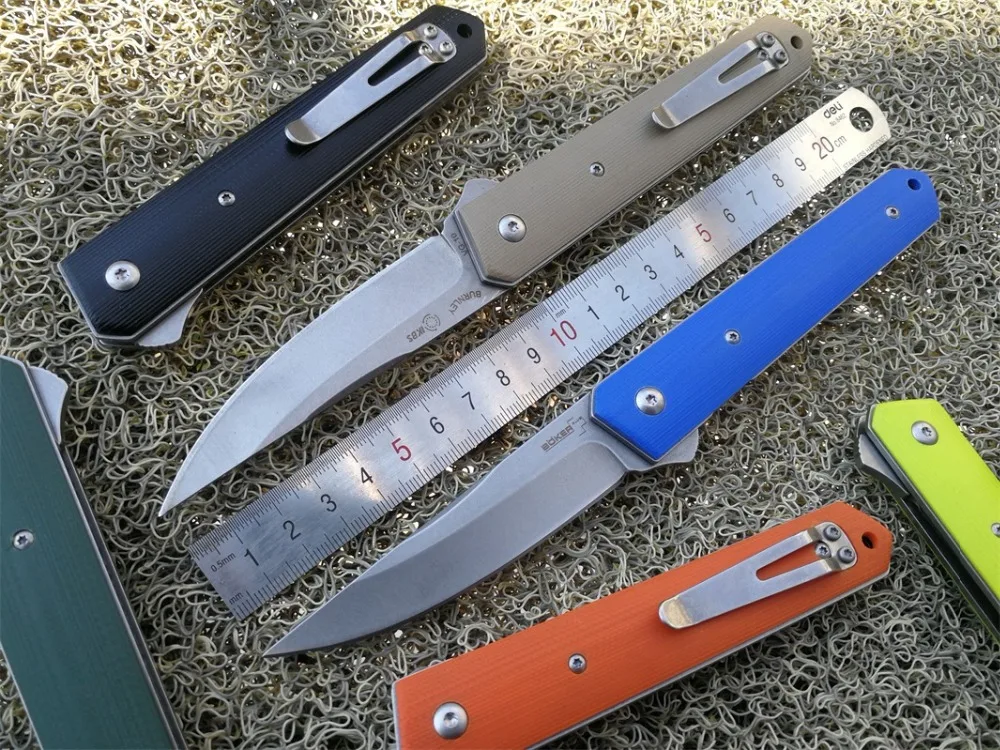 JIAHENG C81 OEM Kwaiken складной Ножи 9cr18 лезвие g10 Ручка карман с шариковым подшипником для