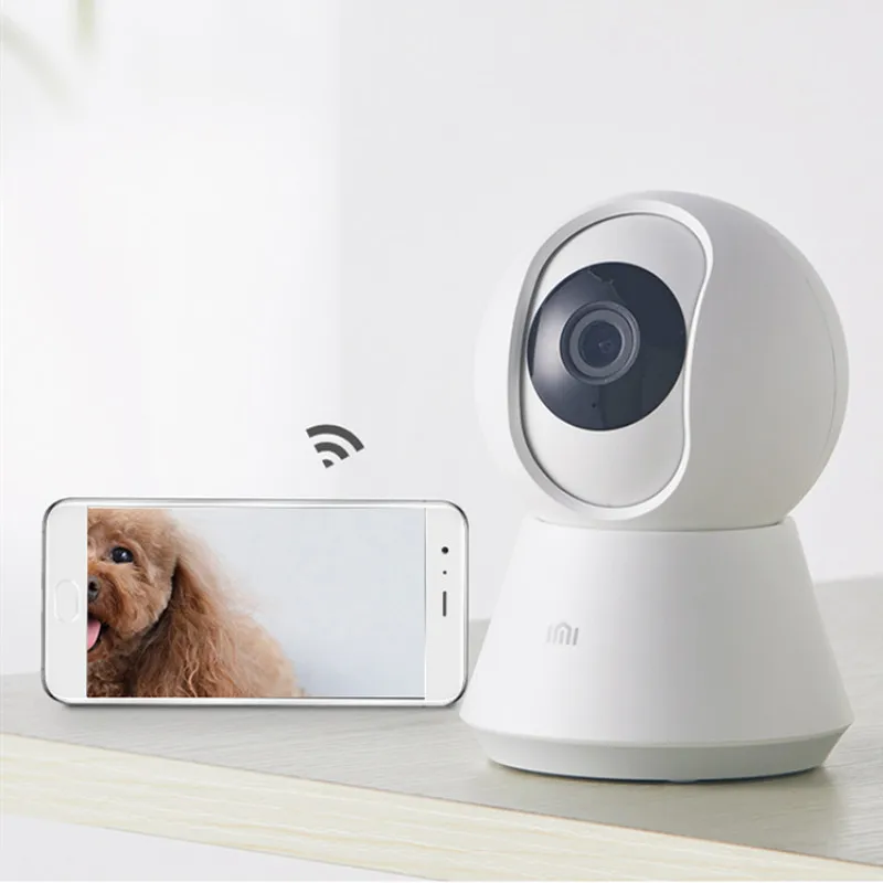 Обновленная смарт-ip-камера Xiaomi Mijia 1080P с функцией панорамирования и поворотом, двухсторонняя аудио камера ночного видения 360 ° с функцией обнаружения движения, камера внутреннего наблюдения