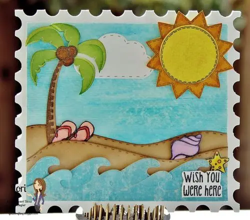 Уличный пейзаж металлические Вырубные штампы трафареты для сделай сам