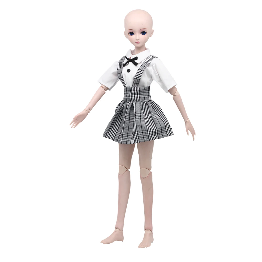 BJD аксессуары, Одежда для кукол, платье для девочек, подходит для 60 см, 1/3, BJD кукла, модная плиссированная юбка, одежда для студентов, Подарочные игрушки