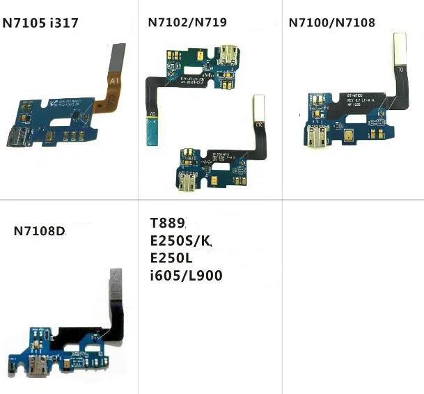 USB-разъем для подключения док-станции зарядки гибкий кабель Samsung Note 2 N7105 i317 N7102 N719