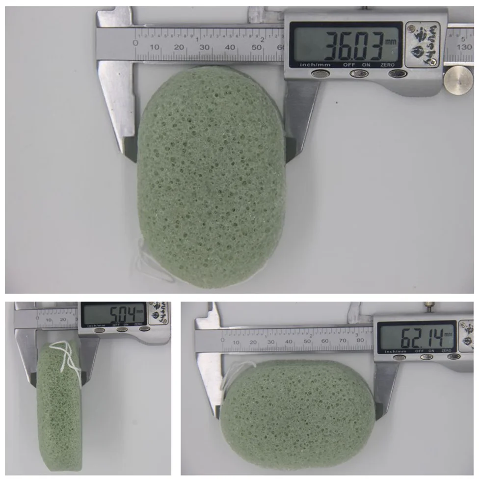 

7pcs Ellipse Facial Puff Face Cleanse Washing Konjac Sponges Exfoliator Cleansing Sponge Facial Care Makeup Tools Bathing Puff