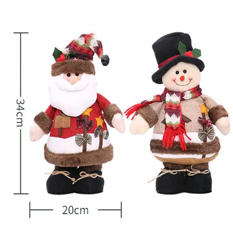 1pcs Christmas Decor Santa Snowman Xmas Tree Decoration Decorations For Home | Дом и сад