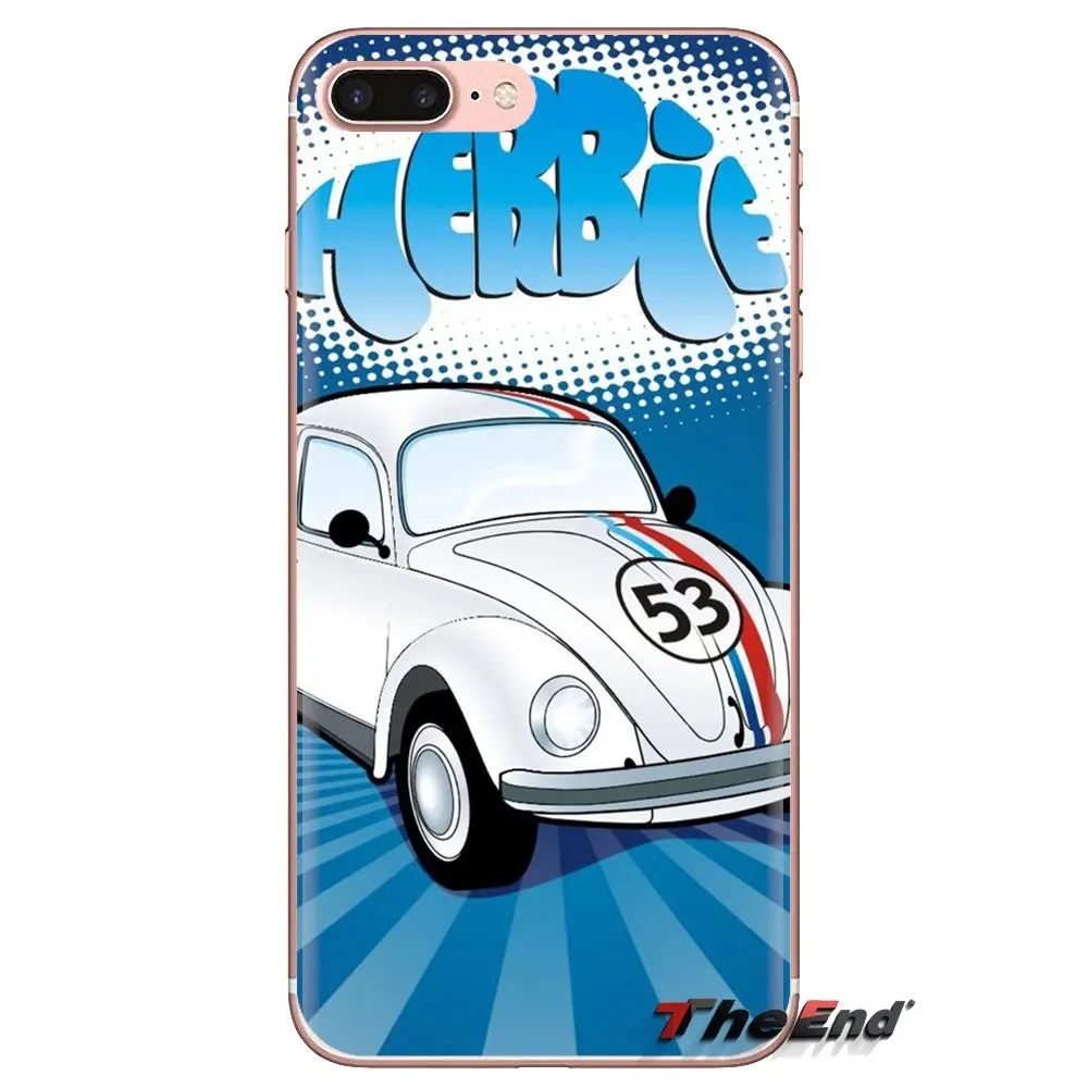 Herbie 53 VW жук Жук для iPod Touch Apple iPhone 4 4S 5 5S SE 5C 6 6S 7 8 X XR XS Plus MAX прозрачные мягкие чехлы |