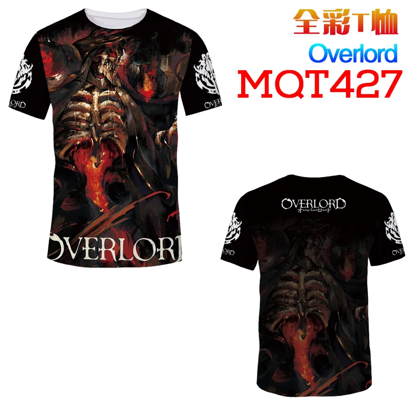 OVERLORD Anime T Shirt Men Women New Fashion Hip Hop Streetwear Tops Tees Casual Funny Graphic Tshirt Plus Size m-XXXL | Женская одежда