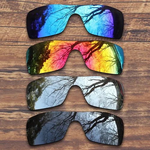 ToughAsNails Polarized Replacement Lenses for Oakley Batwolf Sunglasses- Multiple Options - Цвет линз: 4 Pics Mirror