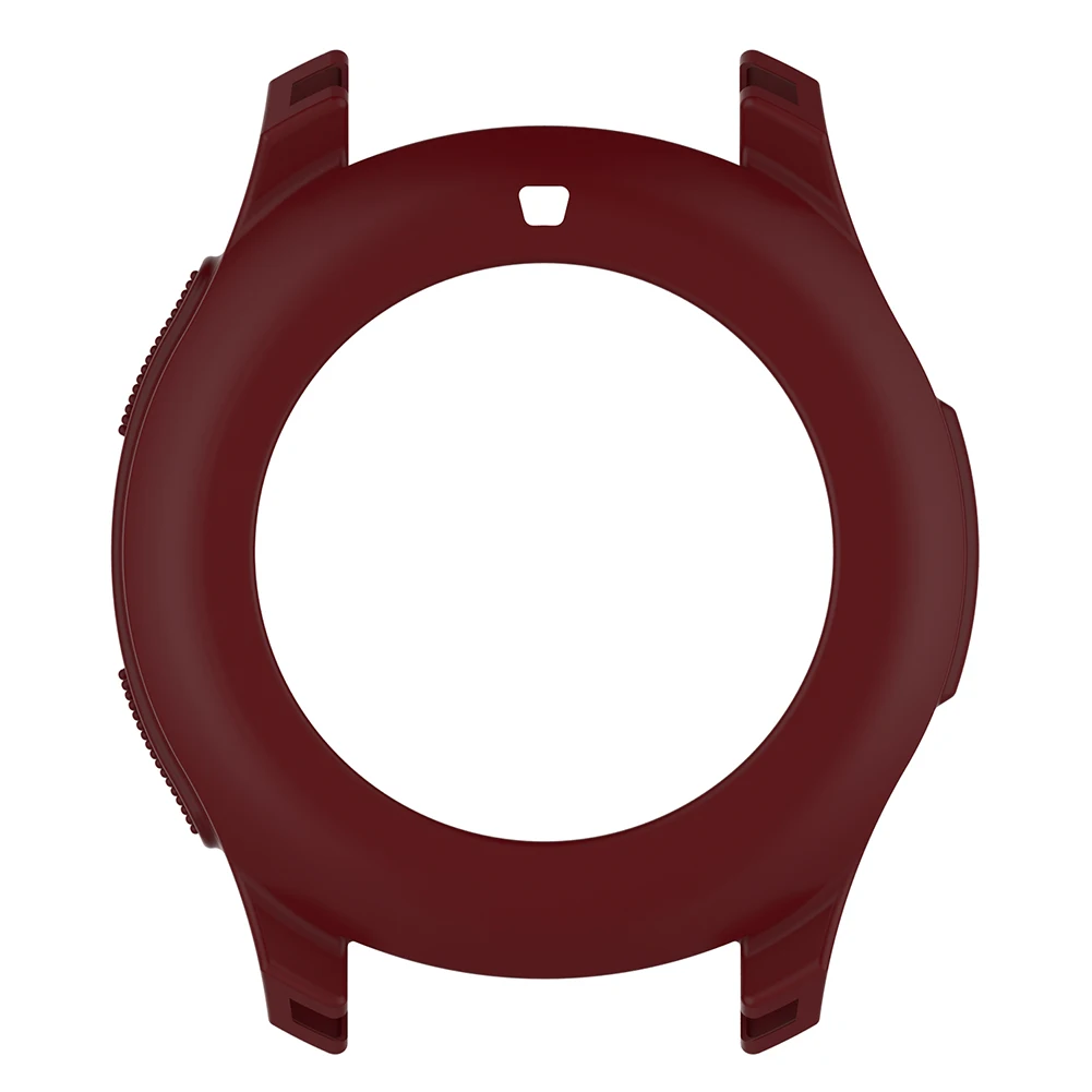 Wine Red 42 мм силиконовый защитный чехол для смарт-часов для samsung Galaxy gear S3, умные часы, красочная защитная крышка, ремешок для часов - Цвет ремешка: Wine Red