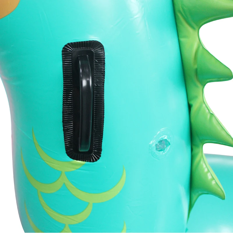 170cm Giant Green Dragon Inflatable Pool Float Ride-On T-rex Swimming Ring Adult Child Water Party Toy Air Mattress boia Piscina | Спорт и
