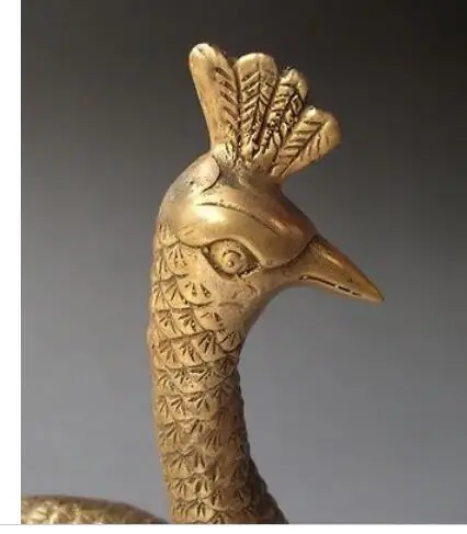 Декоративная бронзовая Заводская Античная Изысканная китайская латунная статуя