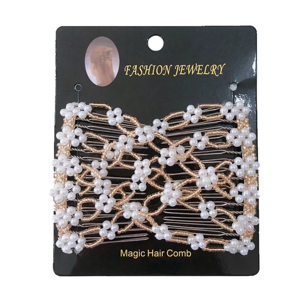 Lovef 1 шт. женские Волшебные эластичные гребни для волос сланцы инструменты