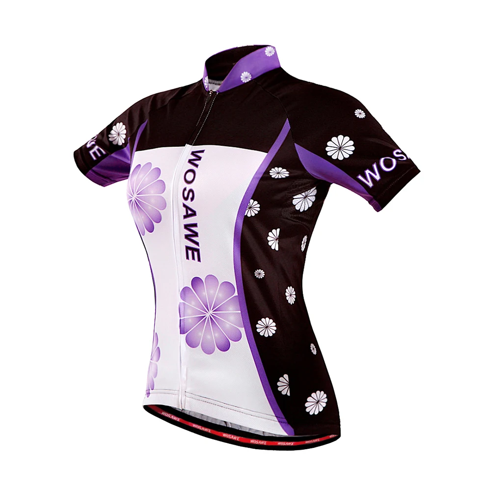 Wosawe Mtb футболка для велоспорта Женская велосипедная фиолетовая гоночная с