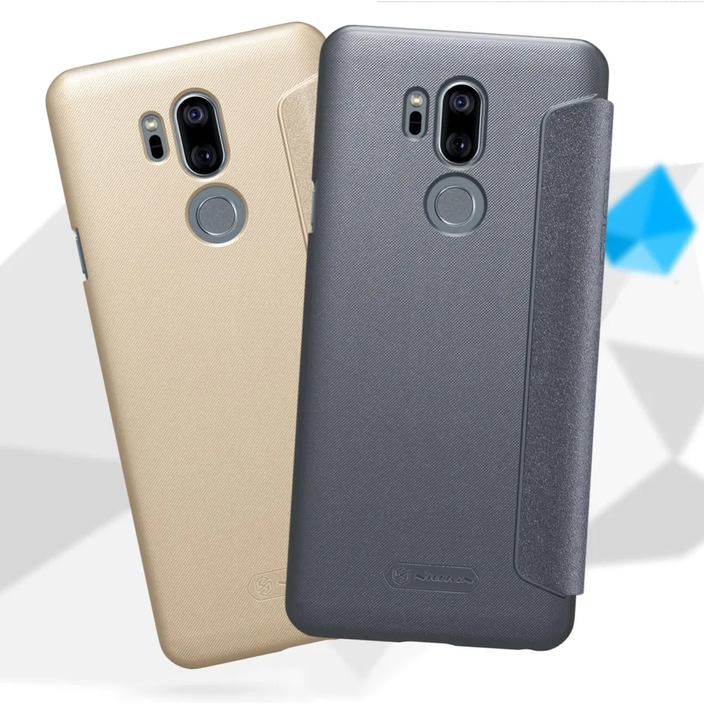 Флип-чехол для LG G7 ThinQ NILLKIN блестящий чехол из искусственной кожи чехол для LG G7 ThinQ Жесткий пластиковый Чехол для мобильного телефона чехол s