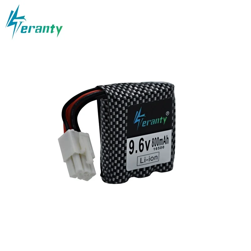 

5pcs/set Original 9.6v Li-ion Battery for RC Car 9115 9116 9912 S912 RC Toys Parts 9.6v 800mAh Battery 16500 EL-6P Plug