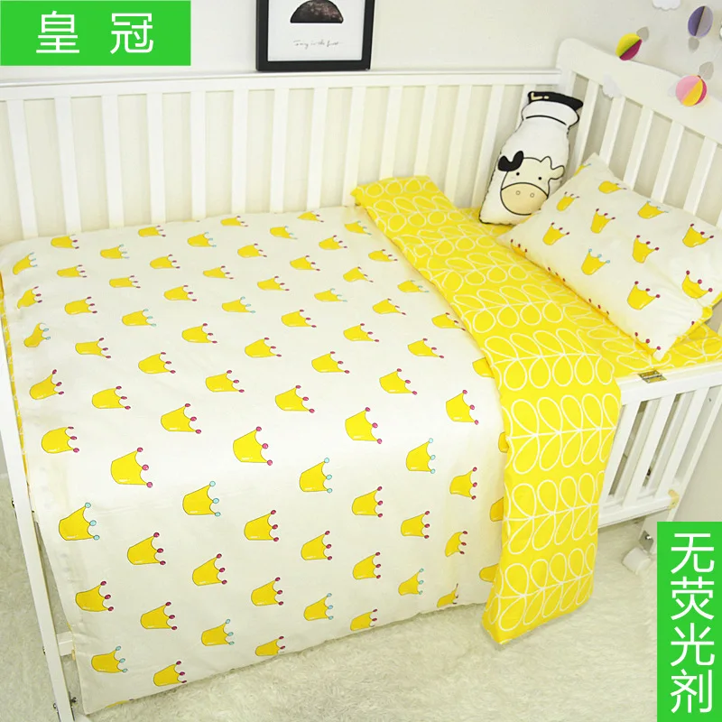 Комплект постельного белья из 3 предметов для малышей хлопковый комплект