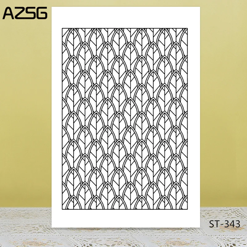 

AZSG Dense Bamboo Fence Blade Clear Stamps/Seals For DIY Scrapbooking/Card Making/Album Decorative Silicone Stamp Crafts