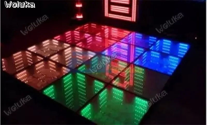 СВЕТОДИОДНЫЙ 3D танцпол для бара 100*100 см светодиодсветодиодный бездна зеркальная