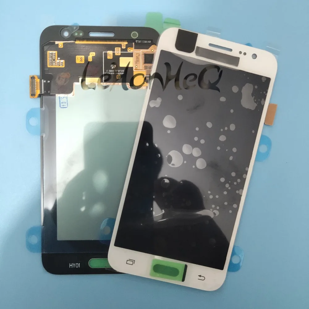 Тест супер Amoled для Samsung Galaxy J5 J500 J500F J500M дисплей сенсорный экран дигитайзер сборка J500 ЖК замена