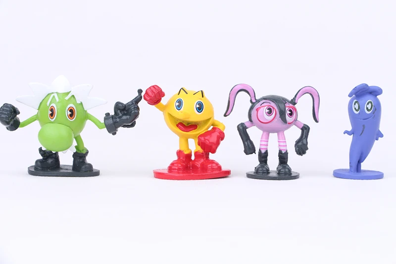 2017 Горячая продажа 12 шт./лот Pac фигурка человека Pacman ПВХ Фигурки Модель Куклы